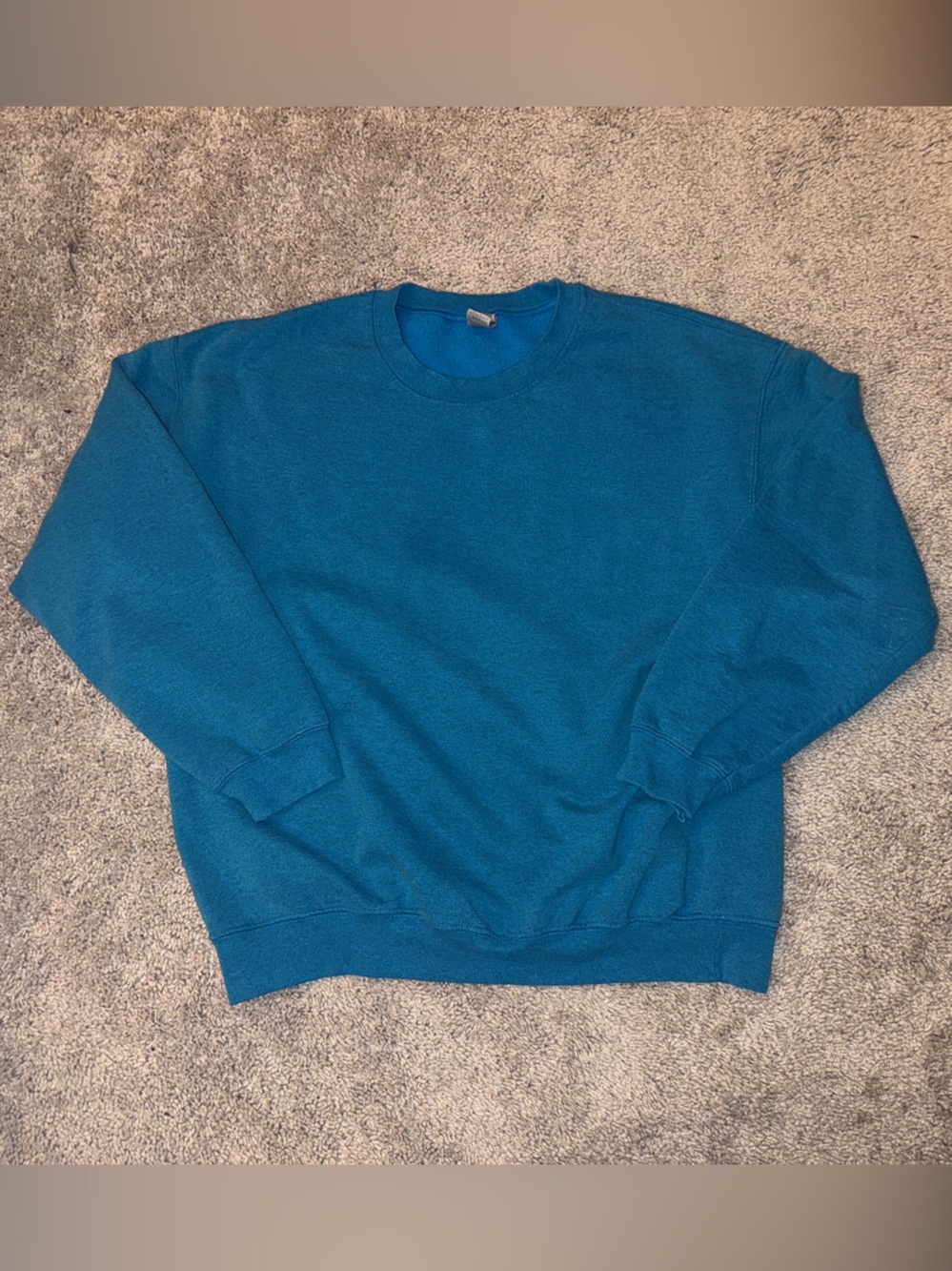 Vintage Blue Heathered Crewneck Sweater